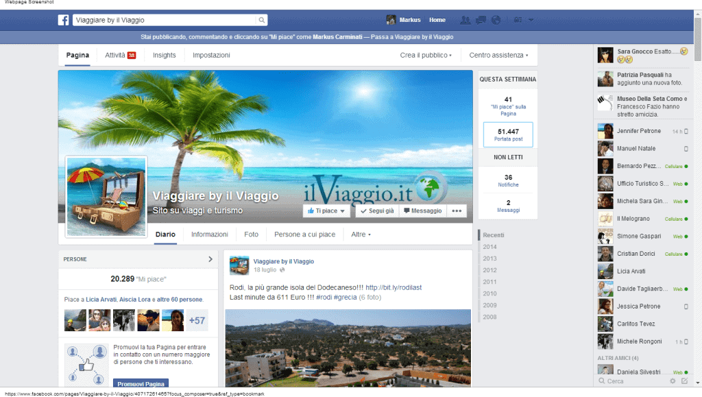 facebook-viaggiare