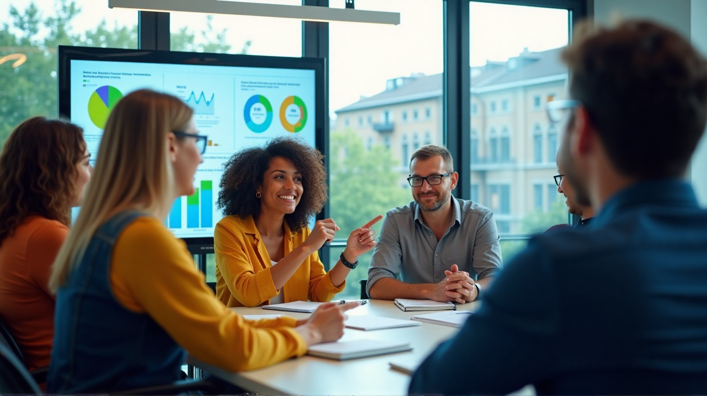 Persone riunite che discutono sui benefici dell'adesione alla legge dell'accessibilità dei siti web anche in ottica SEO
